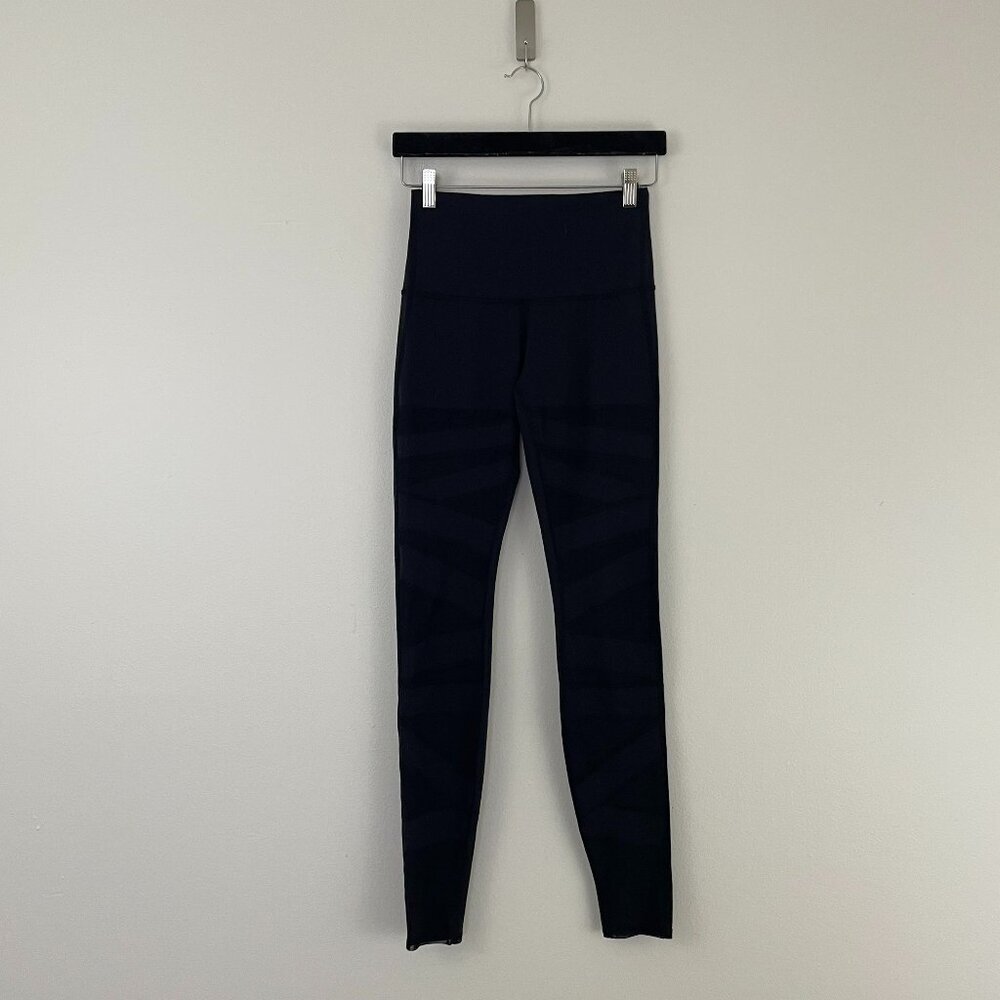 Lululemon Wunder Under Pant Hi Rise Tech Mesh Moto Legging Size. 6